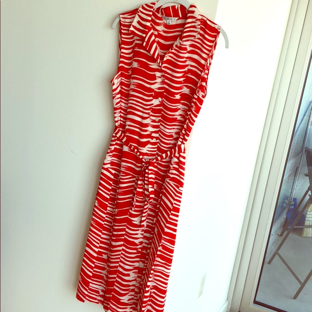 Sleeveless CAbi Brushstroke dress